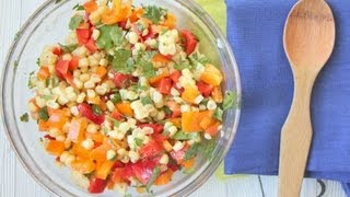 Beautiful Corn Summer Salad Recipe [upl. by Annerol933]