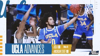 Michigan State vs UCLA  First Four NCAA tournament extended highlights [upl. by Engapmahc]