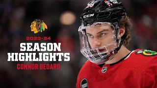 Connor Bedard 202324 Season Highlights  Chicago Blackhawks [upl. by Patton]