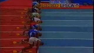 justin gatlin indoor 60m 2003 [upl. by Dlareg18]