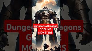 Dungeons ampDragons TOP 3 GODLIKE MONSTERS shorts monsters fantasy roleplay dungeonsanddragons [upl. by Bywoods]