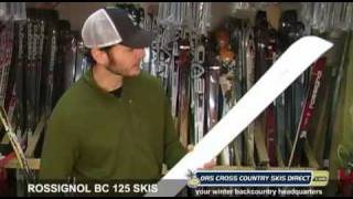 Rossignol BC 125 Skis Review Video by ORS Cross Country Skis Direct [upl. by Willie]