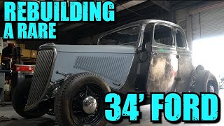 Rebuilding A Rare 34 Ford  What Would You Do To This [upl. by Mychal665]