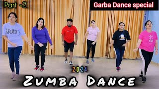 30mins GARBA Dance Workout  Easy Steps  Exercise to Lose weight 35kgs  Zumba Dance  zumba 🔥 [upl. by Rasec]