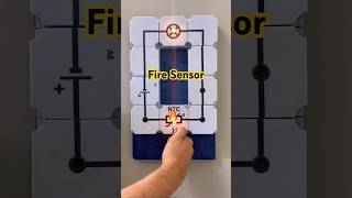 Fire alarm 🚨 sensor Heat sensor fire emergency shorts sensor thermistor science project [upl. by Ecnarrat]