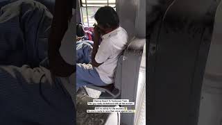 There is no Safety For The Womens Chennai Local Train Issue chennai chennairains [upl. by Chrysler]