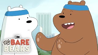 New Year New Bears 🏋️  We Bare Bears  Cartoon Network [upl. by Ahsyla]