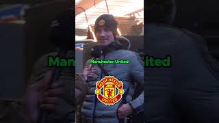 This Man Utd Fan Wasnt Backing Down [upl. by Ahsitra]