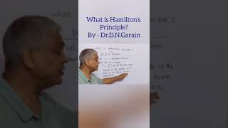 What is Hamiltons Principle by  DrDNGarain [upl. by Simonne133]