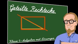 Flächeninhalt halber Rechtecke  Klasse 5 [upl. by Raf]