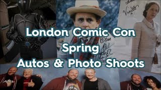 London Comic Con Spring Autos amp Photo Shoots [upl. by Zipnick]