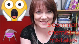 5 most common mistakes in a chemistry exam [upl. by Pedrotti935]