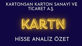 KARTONSAN HİSSE ANALİZ YORUM kartn Kartonsan Karton Sanayi ve Ticaret AŞ KARTN [upl. by Neelcaj508]