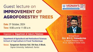 Guest lecture on Improvement of Agroforestry trees [upl. by Harlan]