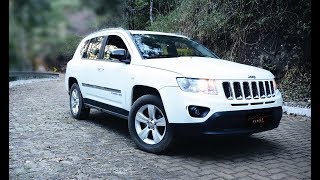 Jeep Compass 20 CVT 2012  Avaliação  Wally Cars [upl. by Yarb]