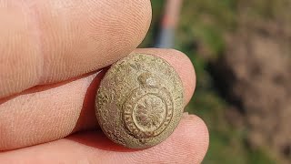 CANADIAN RELIC NAPOLEONIC COINS amp WW1  Metal Detecting in Flanders Fields8 [upl. by Dream]