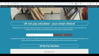 How to calculate UK Net Pay Online Calculate UK Take home pay accurately [upl. by Asirrom]