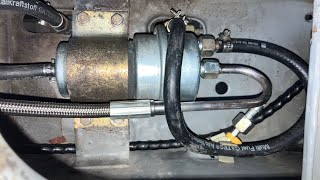 DeLorean DMC12  Custom Fuel pipe Accumulator to Fuel Filter [upl. by Wesa501]