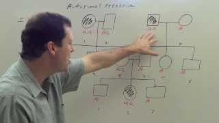 Autosomal Recessive Pedigree [upl. by Murton15]