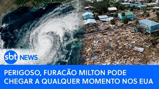 PODER EXPRESSO  Perigoso Furacão Milton pode chegar a qualquer momento nos EUA [upl. by Rangel355]