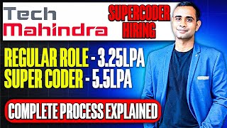 🔥TechMahindra SuperCode Hiring  325LPA amp 55LPA  Complete Process Explained🔥 [upl. by Jillayne]