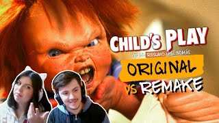 Reaccionando a CHUCKY  OriginalVsRemake  La De 1988 vs 2019 Reacción a Te lo Resumo Así Nomas [upl. by Eyllib]