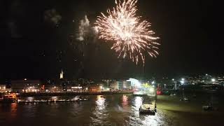 Harwich Quay Fireworks Spectacular 2024 [upl. by Erdnuaed508]