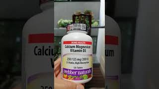 Bone Health Calcium Magnesium Vitamin D3 shorts health [upl. by Dagny800]