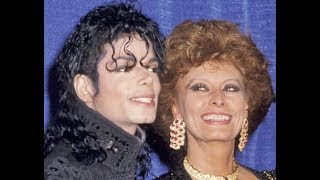 Michael Jackson y Sophia Loren en los American Cinema Awards 1990  sub Español [upl. by Resor927]