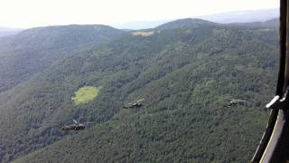 Alouette III amp AB 212 Austrian Air Force  Formationship Flight over BosniaHerzegovina [upl. by Stutsman]