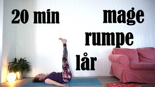 20 minutter Yoga for Mage Rumpe Lår [upl. by Roath]