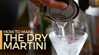 How to Make a Classic Dry Martini  60 Second Cocktails [upl. by Lynden948]