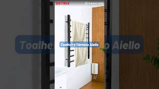 Toalheiro Térmico Preto Fosco o Inox  Toalheiro Térmico para Banheiros Quartos de Hotéis e Lavabo [upl. by Yemane]