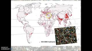 Capsule géo 6e  la répartition de la population dans le monde [upl. by Tayyebeb]