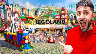 I Went to an AMUSEMENT PARK made ONLY out of Legos… [upl. by Enawtna]