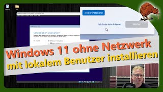 Windows 11 24H2 ohne Netzwerk installieren mit lokalem Benutzerkonto [upl. by Flower]