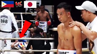 🔥LATEST FIGHT  INOUE STRETCHER ANG INABOT SA PINOY  ARNOLD GARDE VS YUGA INOUE [upl. by Lydnek]