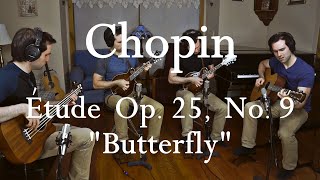 Chopin  Etude Op25 No9 Butterfly Etude For Plucked Strings [upl. by Akeihsat]