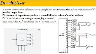 Demultiplexer part 02 Boolean expression implementation [upl. by Harmonia172]