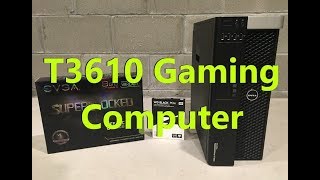 Precision T3610 Gaming Computer GTX 1080 SC and NVME2 SSD [upl. by Minica]