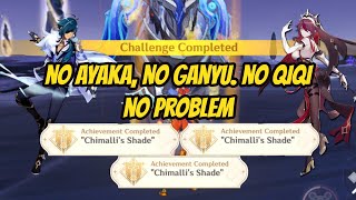 Easy Chimallis Shade All 3 Achievements Kaeya amp Rosaria Gameplay Using 4 Star Character Only [upl. by Dirgni]