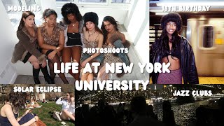 COLLEGE IN NEW YORK IS FUN photoshoots karaoke jazz clubs [upl. by Morissa866]