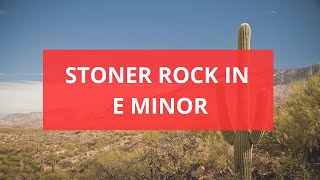 Stoner Rock Guitar Backing Track in E Minor [upl. by Anitnerolf]