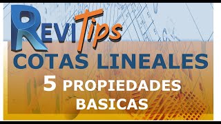 REVITIPS Algunas propiedades de cotas lineales en REVIT [upl. by Margetts]