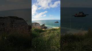 Steine werfen in Frankreich dji étretat drone fpv nature [upl. by Ajssatan694]