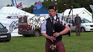 Pibroch Bagpipes Highland Games Blairgowrie Perthshire Scotland [upl. by Drandell]