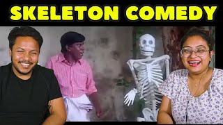 Vadivelu Skeleton Comedy Scene Reaction Part 2 [upl. by Alahcim]