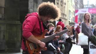 Maximon amazing bass player  Edinburgh Fringe Festival 2013 [upl. by Onabru238]