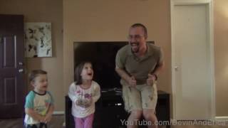 Girl Teaches Dad The Tooty Ta Song Episode 317 [upl. by Aivatahs]