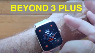 ZEBLAZE Beyond 3 PLUS Apple Watch Shaped AMOLED AlwaysOn BT Call GPS Smartwatch Unbox amp 1st Look [upl. by Giltzow]